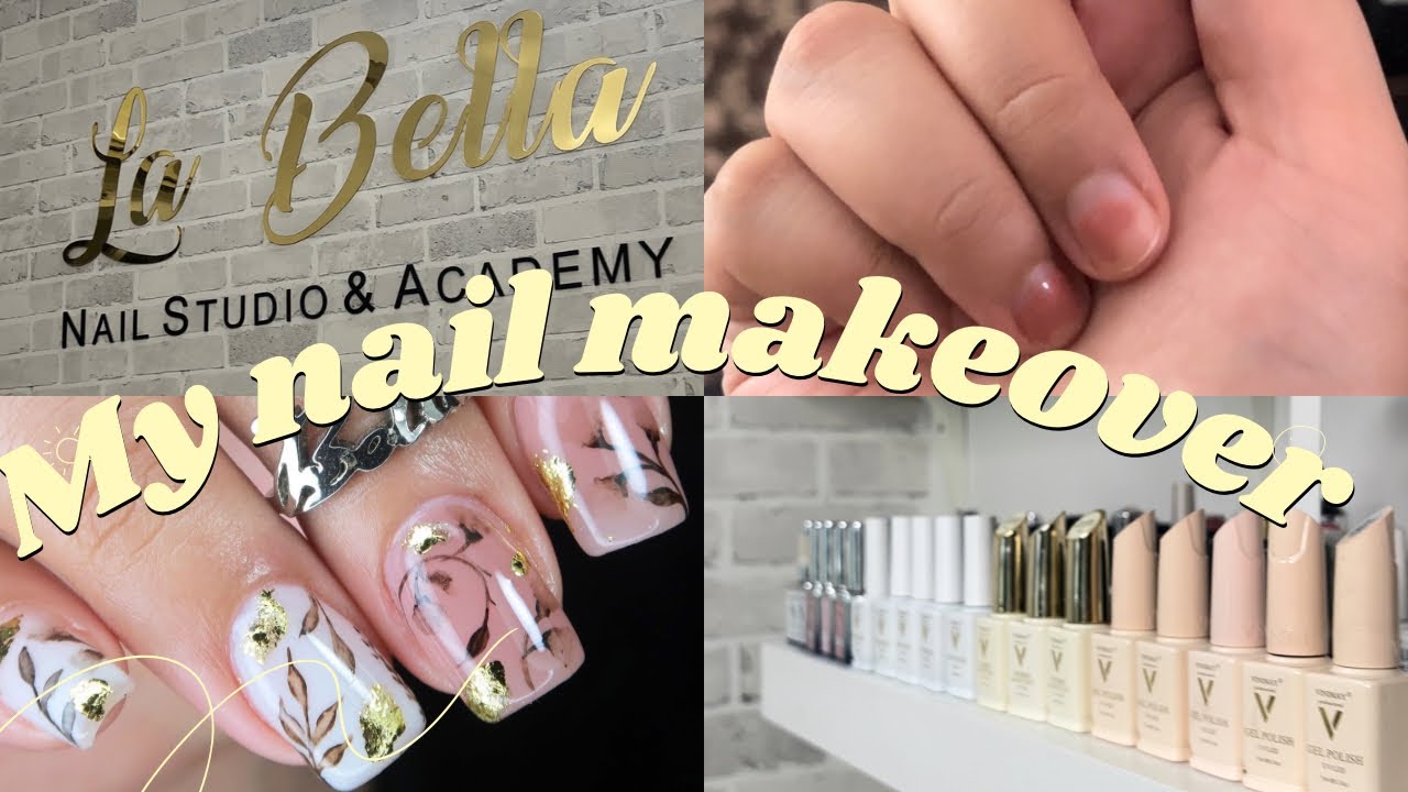 My nail makeover 💅💖 Very unique handmade nail art nail extensions