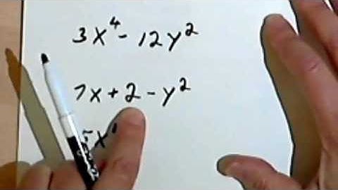Monomials and Polynomials - terminology 3-7