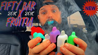*My BIGGEST Review*  FIFTY BAR x FRUITIA | 9(New) FLAVORS