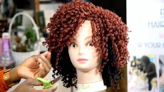 CROCHET BRAIDS USING X-PRESSION MULTI SYNTHETIC HAIR