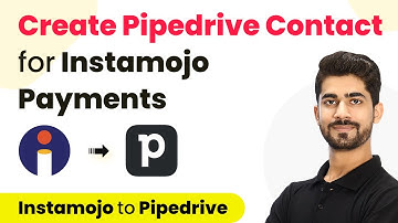 How to Create Pipedrive Contact for Instamojo Payments- Instamojo Pipedrive Integration