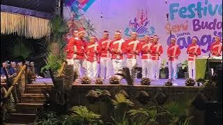 Kamis,13/11/2025,Festival Seni Budaya Sangihe, 2025. Lomba Masamper Putra Penampilan GM RT 25