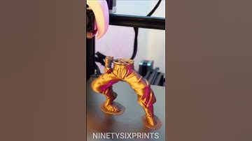 3D Printing Timelapse of “GOKU DRAGON BAL Z” #3d #printing #timelapse #dragomballsuper  #shorts