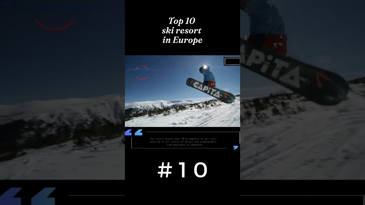 Top 10 ski resort in Europe #10