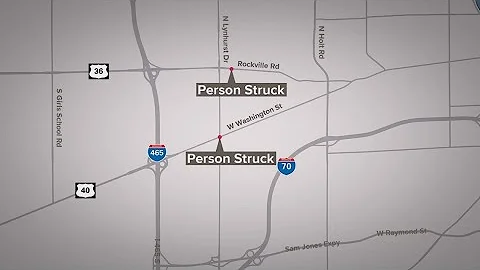 2 pedestrians critically wounded after being struck by vehicles near each other on Indy's west side