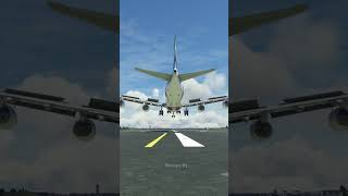 beautiful view of airplanes when landing eps.243