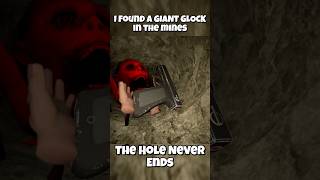 I Found a GIANT GLOCK in the Mines 🔫 #theholeneverends