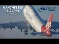 Manchester Airport Foggy Morning Landings Takeoffs Plane Spotting 24th December 2018