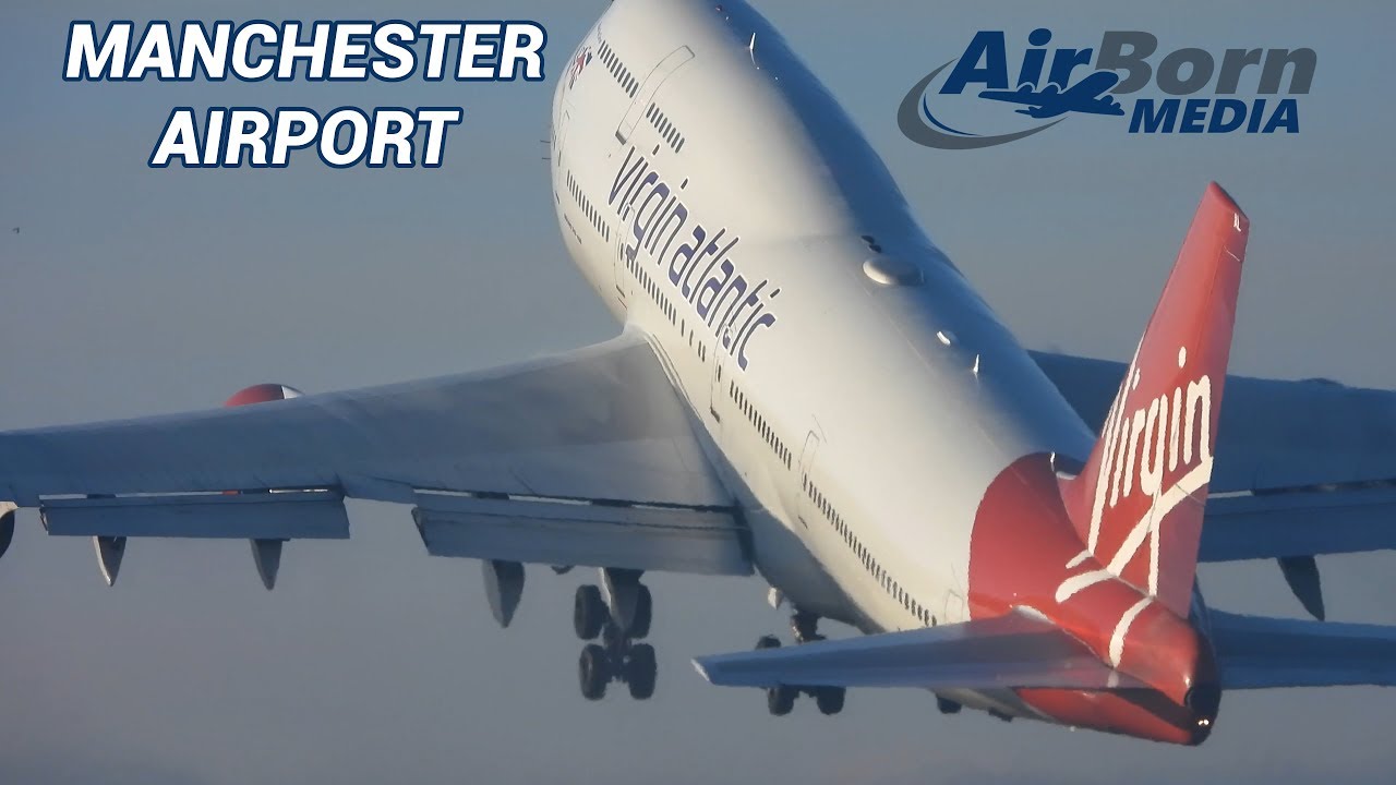 Manchester Airport Foggy Morning Landings Takeoffs Plane Spotting 24th December 2018