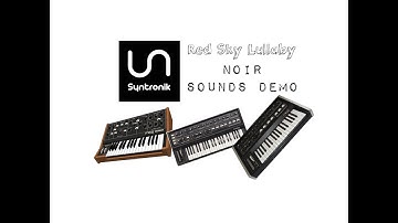 Syntronik Noir - iPad Sound Demo - Micromoog Prodigy Multimoog