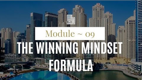 The Winning Mindset Formula    Module 9#motivation #mindset #mindsetmatters #winningmindset