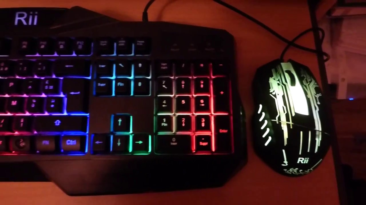 pack clavier-souris gaming rii à 29€?? pas cher!!! - YouTube