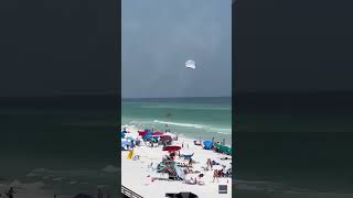 Famous 'Chaotic' moment as dust devil takes umbrellas into air #Shorts Net Worth