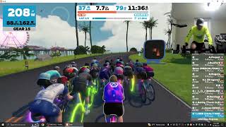 2024-Mar-02: Zwift - Race: Loop de Loop - Sprint Race 1 | Zwift Games on Loop de Loop in Watopia
