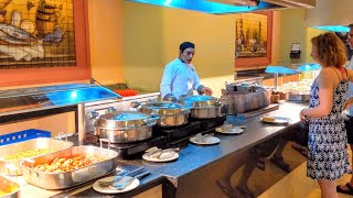 Breakfast buffet at the Barcelo Maya Grand Resort Colonial Tropical buffet