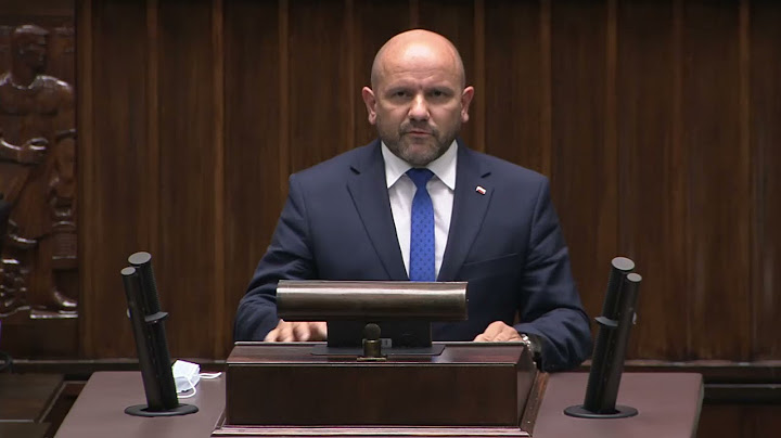 Mariusz Gosek w sprawie zmiany Regulaminu Sejmu Rzeczypospolitej Polskiej