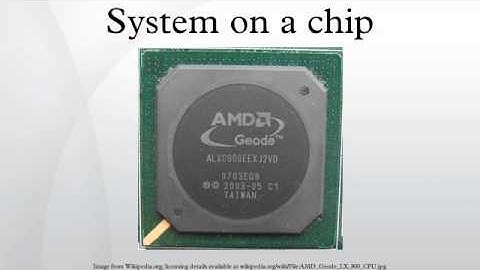 System on a chip