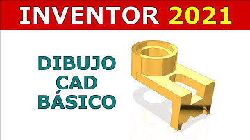 Comandos para dibujo de partes - Lo más básico | Tutorial Inventor 2021