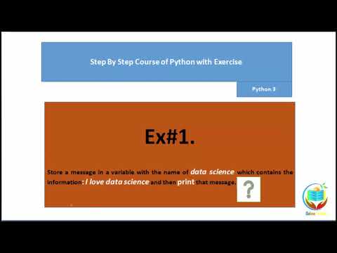 07 Python: example of Variable in python (Urdu/Hindi)