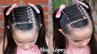 Peinados para NIÑAS Bonitos y Fáciles - YouTube