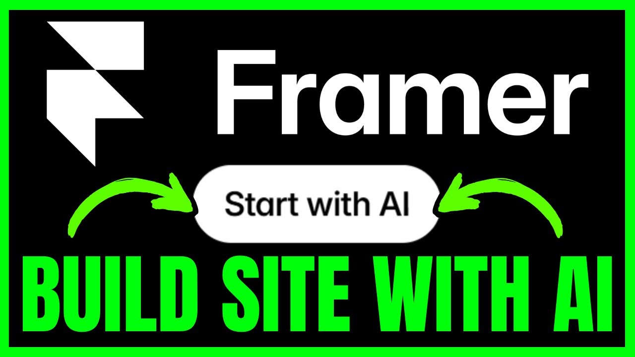 How To BUILD A Framer Site With AI (QUICK & EASY) 2026 - YouTube