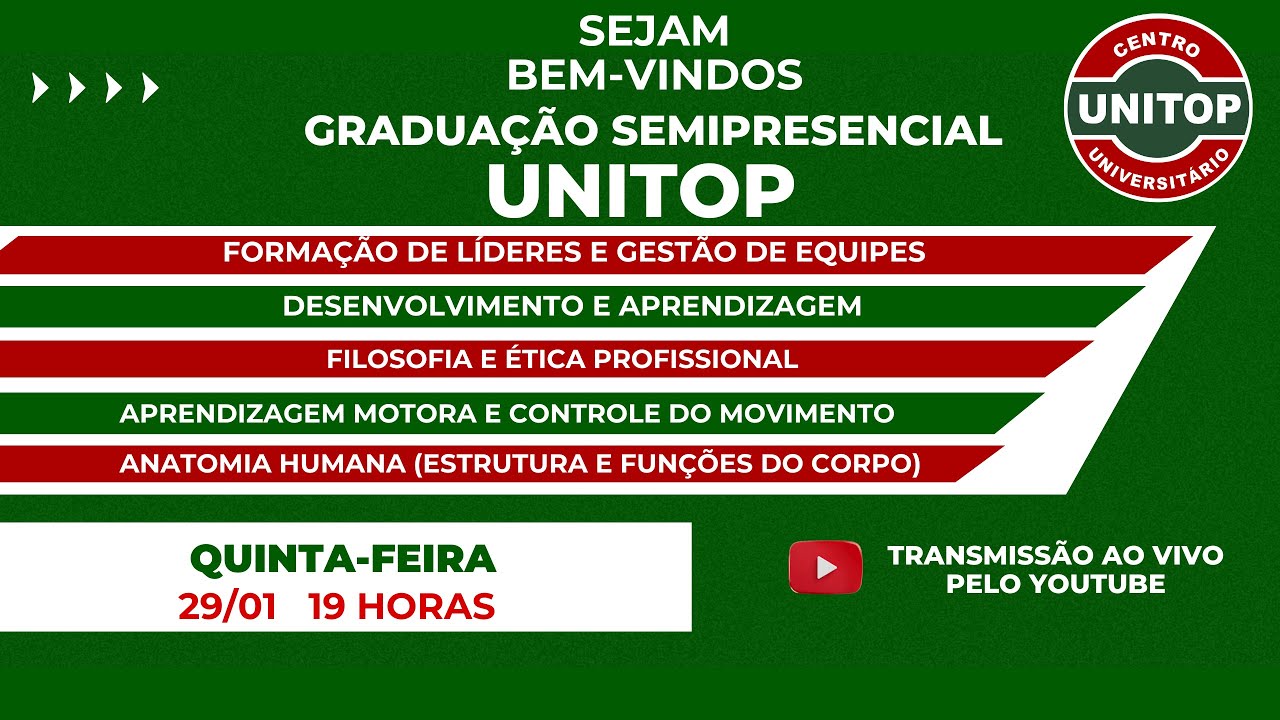 ENCONTRO PRESENCIAL NO POLO UNITOP 29/01 - YouTube