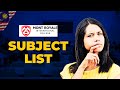 Subject list Mont Royale College Malaysia