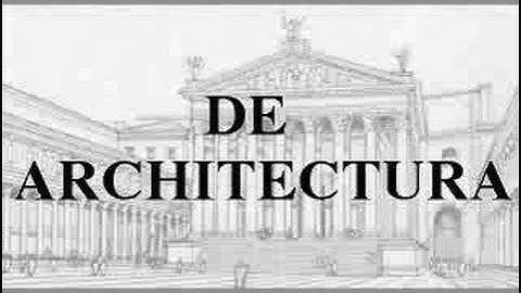 An Eye for Architectural Theory - Who Vitruvius Was?