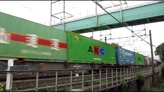 2020年7月8日08 東海道貨物(東戸塚)上り2064ﾚ EF210167+ｺｷ100x25B