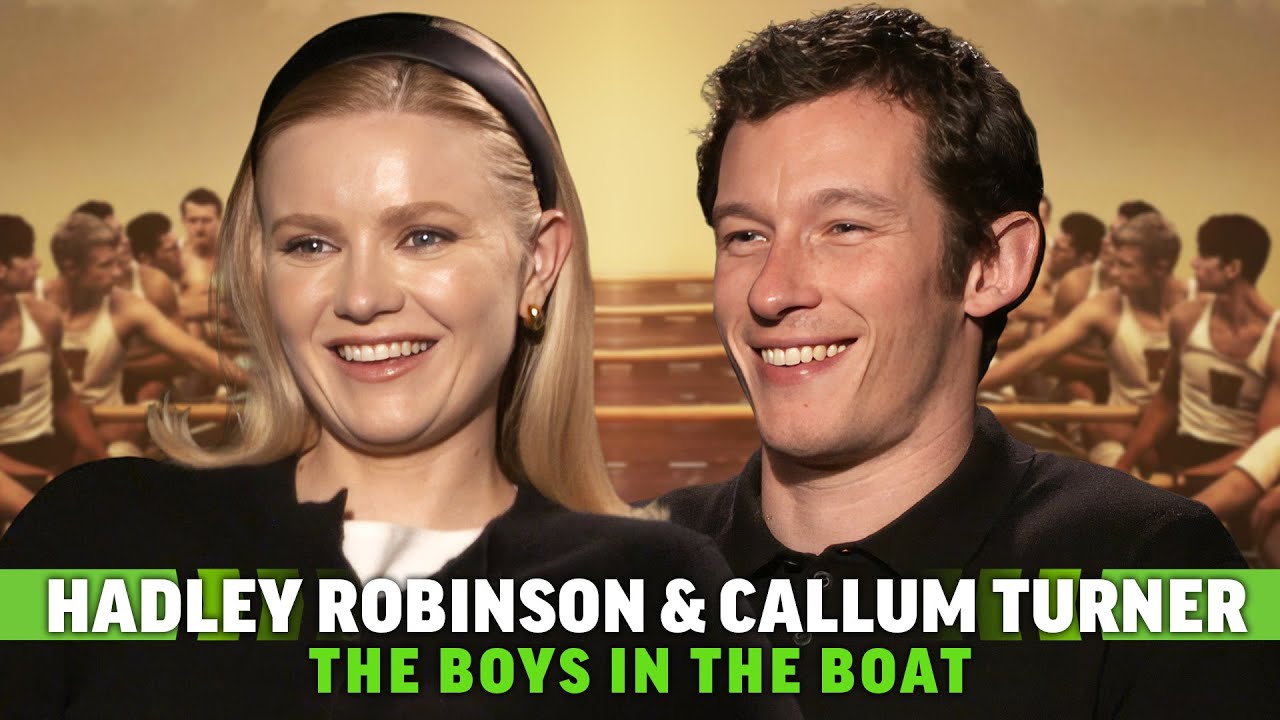 Callum Turner & Hadley Robinson Interview: The Boys in the Boat & Previous Roles