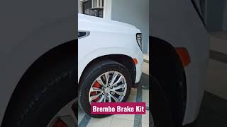 BREMBO BRAKEKIT ON GMC YUKON DENALI. #brembo #aftermarket #autoparts #brake #bigbrake