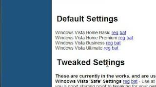 Tweak Your Windows Vista Services Quickly - SpeedyVista.com
