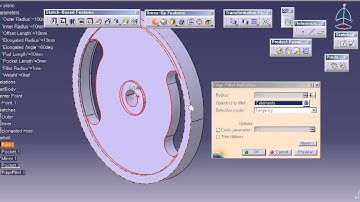 catia knowledge DVD ::: 97강 Target Value를 이용한 바벨Barbell)모델의 목표치을 위한 Parameter해 구하기