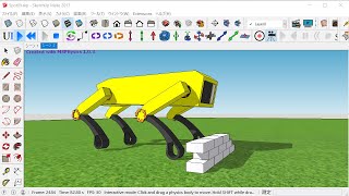 Boston Dynamics Spot | SketchUp | MSPhysics