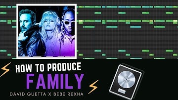 How to Produce FAMILY by David Guetta | Logic Pro X | Stock Plugins Only