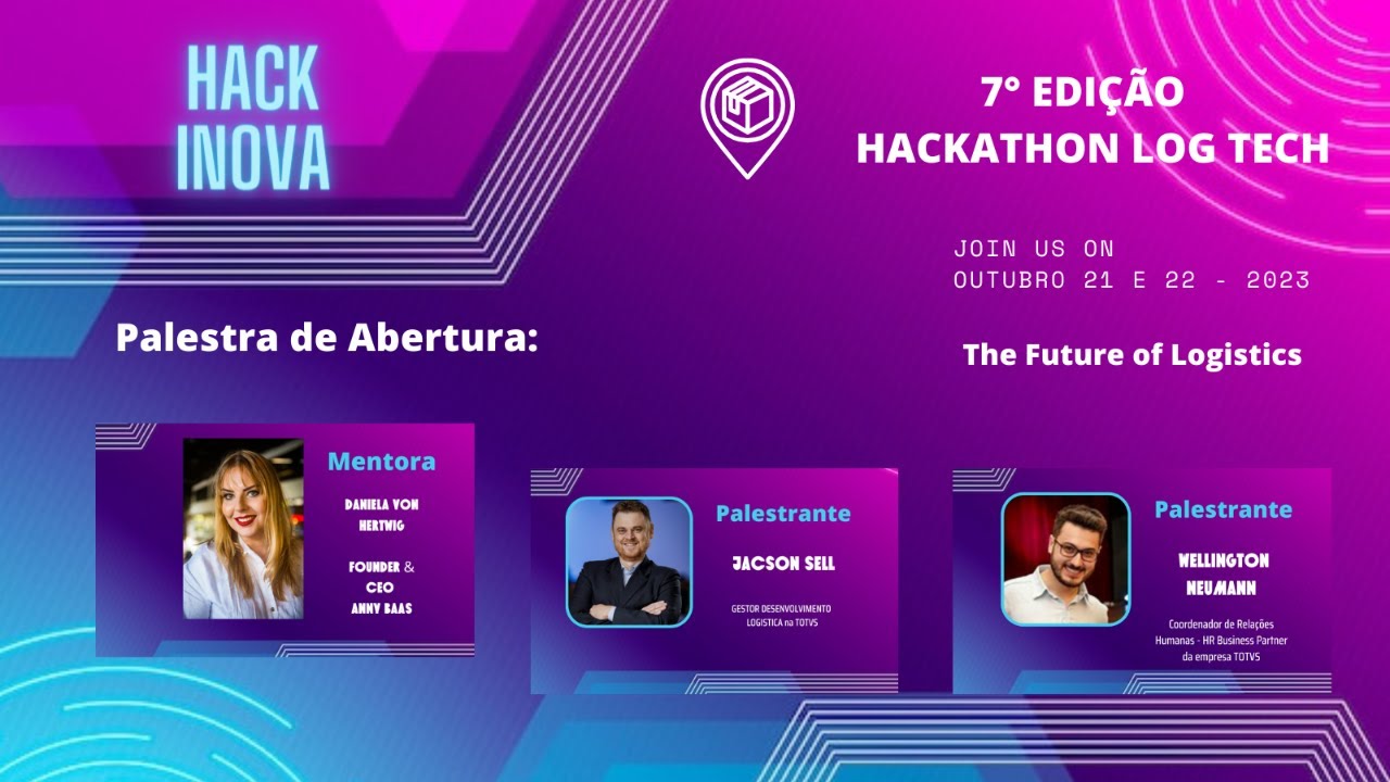 Abertura Hackathon log tech 2023 - Hack Inova - YouTube
