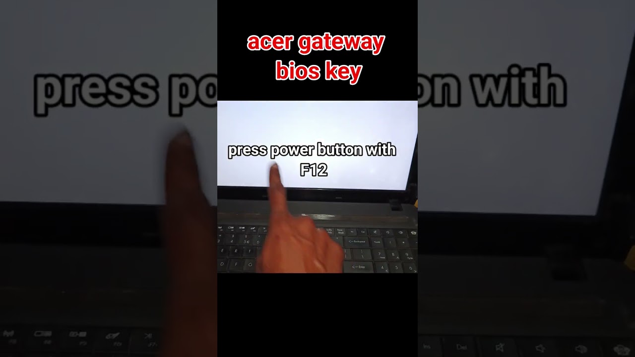 Acer laptop boot key