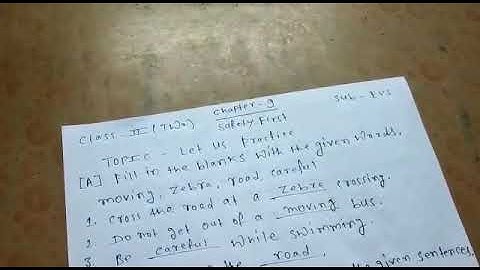 Class 2, EVS, Chapter-9, Safety First, DATE- 24.07.2020, BY- RAKESH KUMAR,