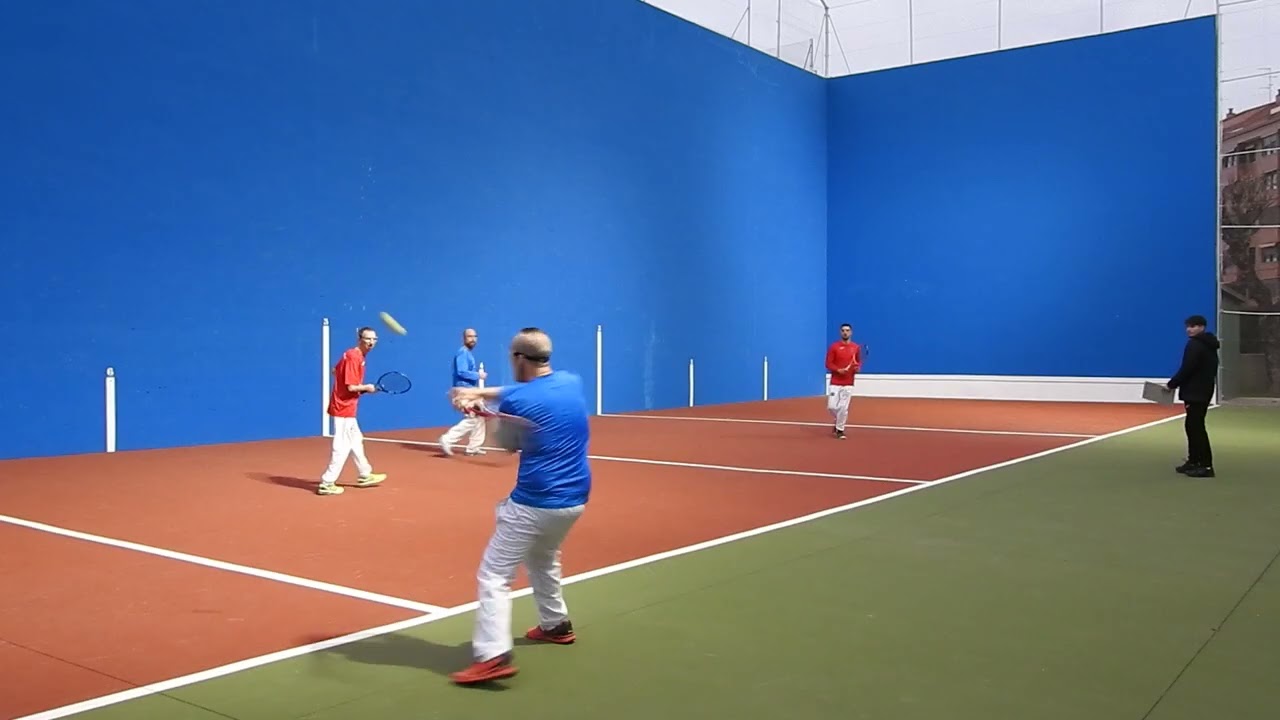 Frontenis  Valencia  liga  1ªDv  Z1  Aldaia A- Cheste C (28--2-26) Alvarado-Carlos T.   2ºset