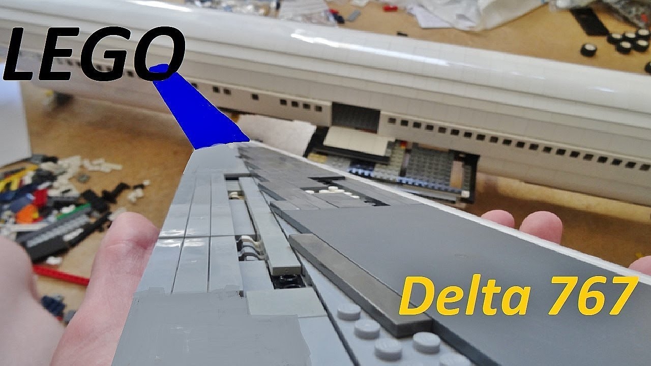 LEGO Delta Airlines Boeing-767 update 