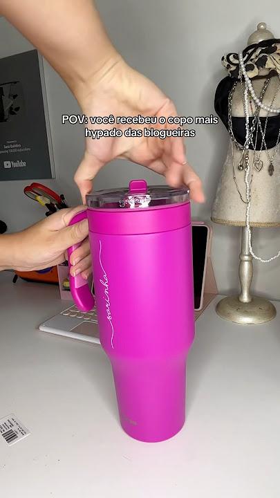 Estou apaixonada no meu copo 😍cupom na gocase: SARINHA