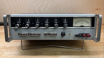 HP 3420B DC Differential Voltmeter/ Ratiometer