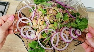 ЭТОТ САЛАТ ФАНТАСТИКА ДЛЯ ДИАБЕТИКОВ. НИЗКОУГЛЕВОДНЫЙ ВКУСНЫЙ И ПРОСТОЙ! МОИ САХАРА ПОД ЗАЩИТОЙ