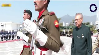 President Dr Arif Alvi presented with farewell guard of honour