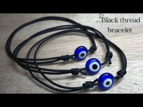 Black Thread Evil Eye Bracelet