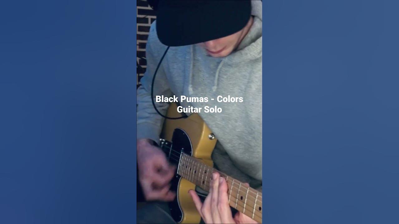 Colors - Black pumas guitarsolo #colors #blackpumas #gitarren #guitarra #rock #music #electric