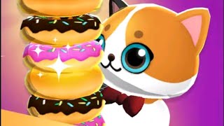 Donut Cat : Cute Food Games - Gameplay (Android) screenshot 1