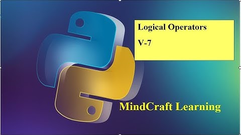 Logical operators in Python V9 #pythonforbeginners #pythonprojectswithsource #programminglanguage