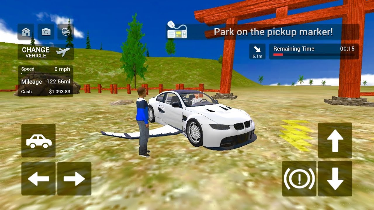 Flying Car taxi transport Simulator 
