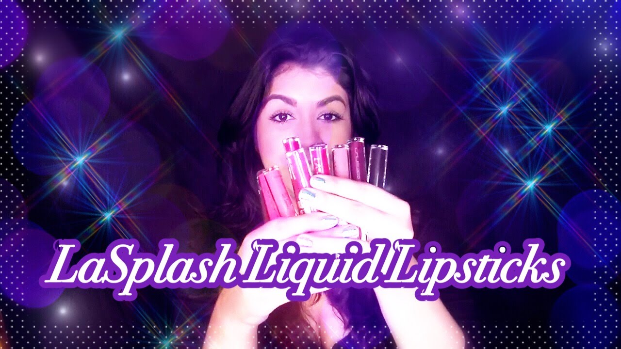 NEW LASPLASH STUDIOSHINE LUSTRE - SMITTEN LIP TINT - LIP COUTURE SWATCHES